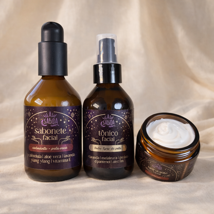 kit inicial | skincare pele seca sensível