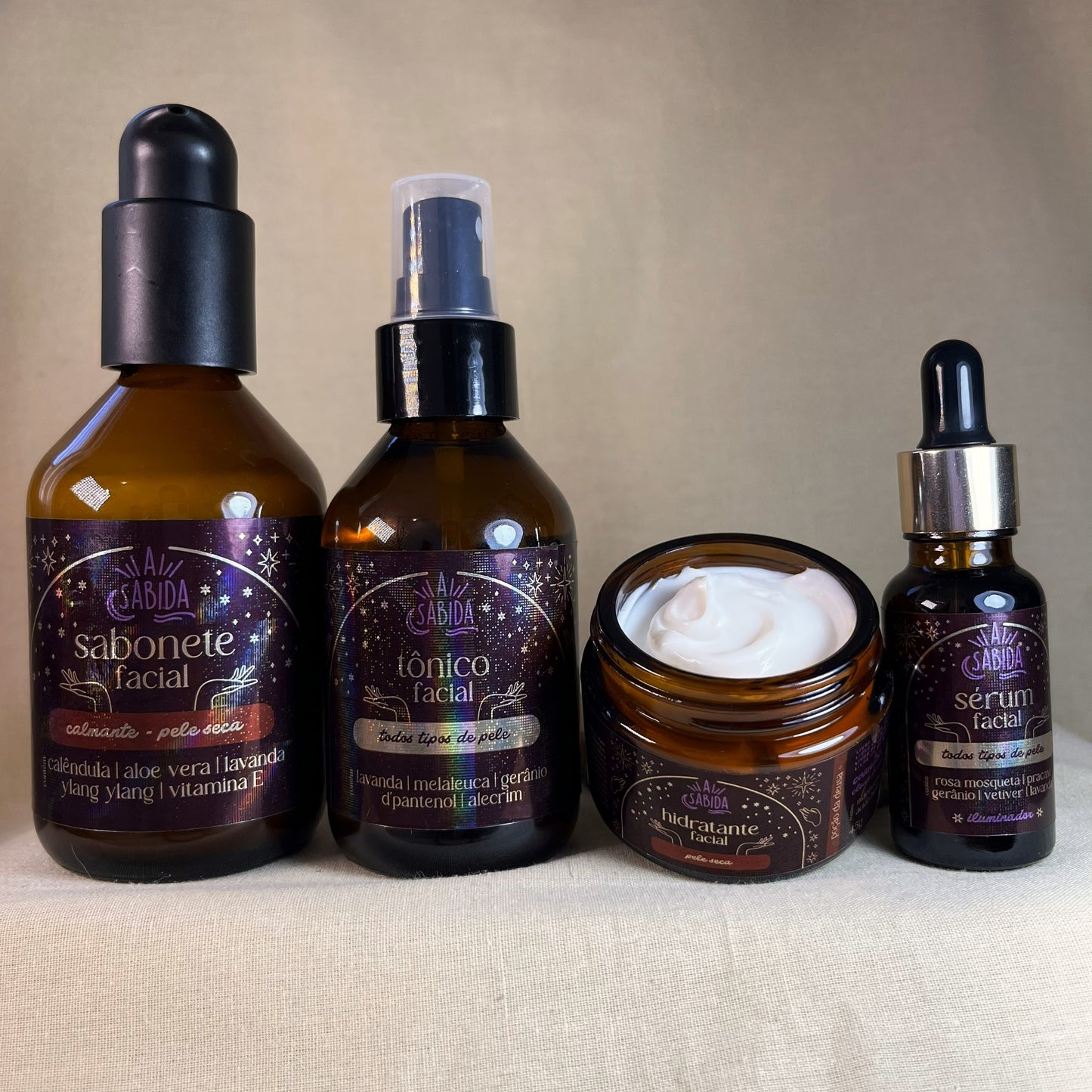kit intermediário | skincare pele seca sensível