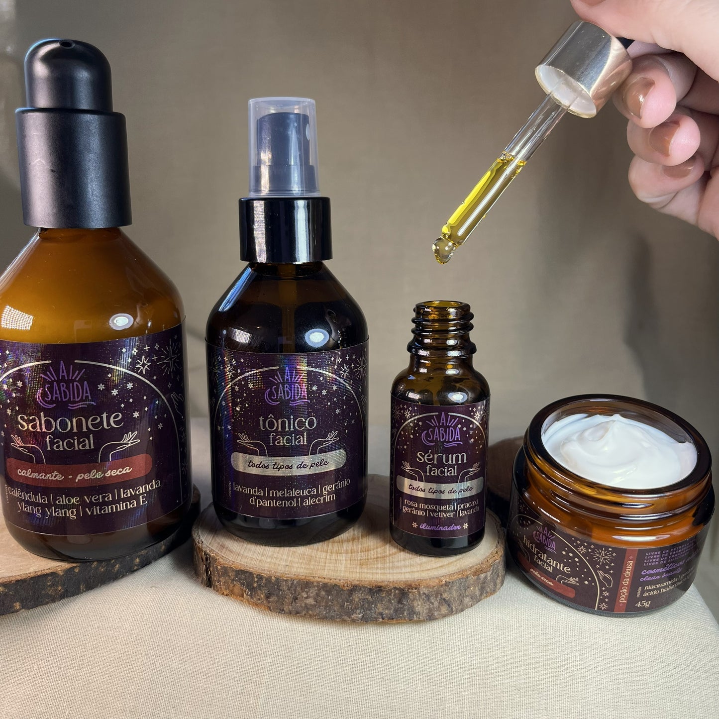 kit intermediário | skincare pele seca sensível