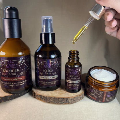 kit intermediário | skincare pele seca sensível