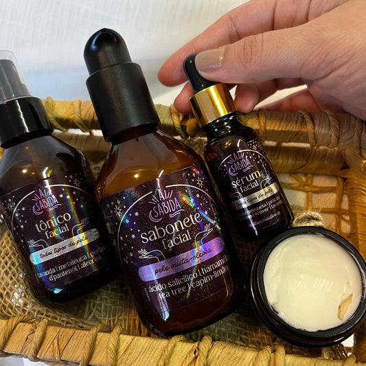 kit intermediário | skincare pele seca sensível