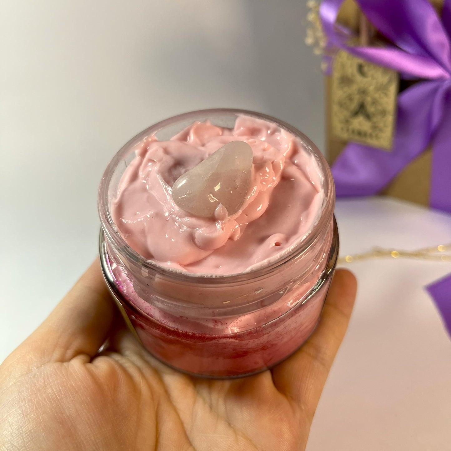 poção corporal quartzo rosa