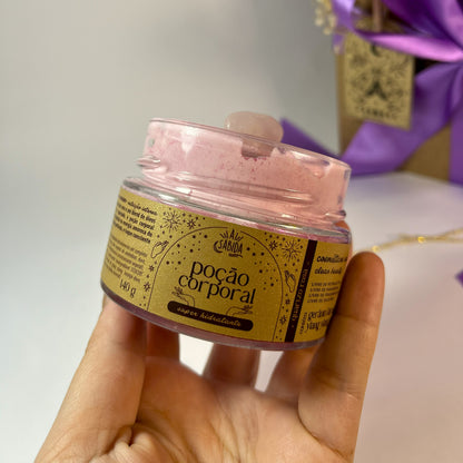 poção corporal quartzo rosa